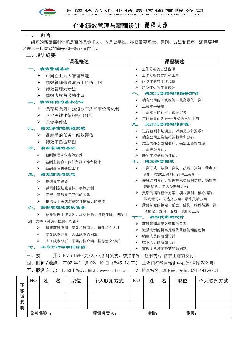 精选企业绩效管理与薪酬设计