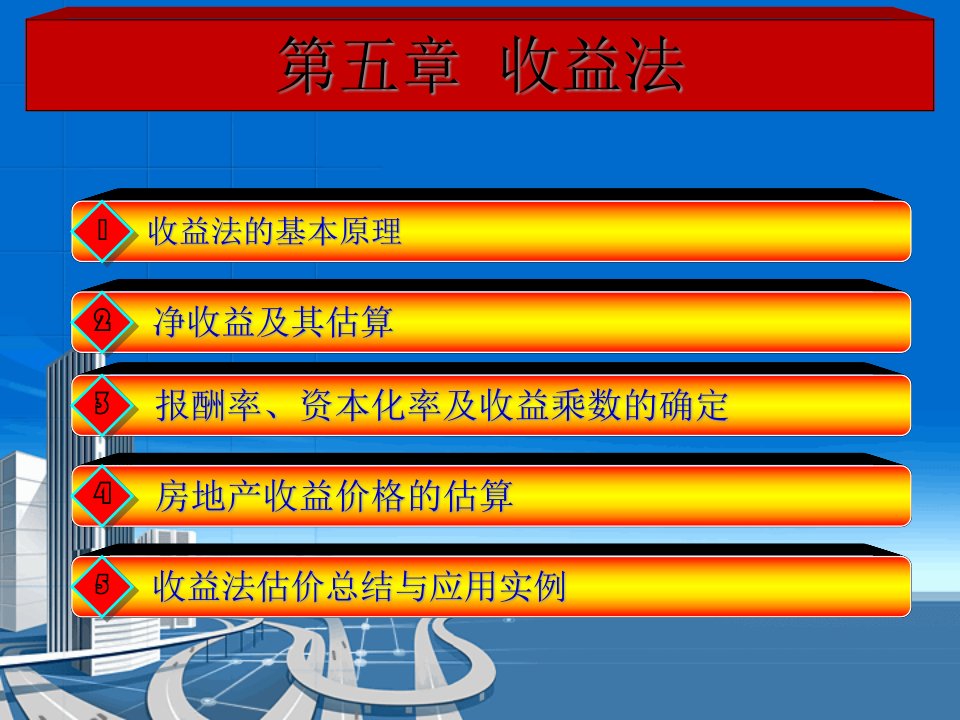 房地产估价收益法55页PPT