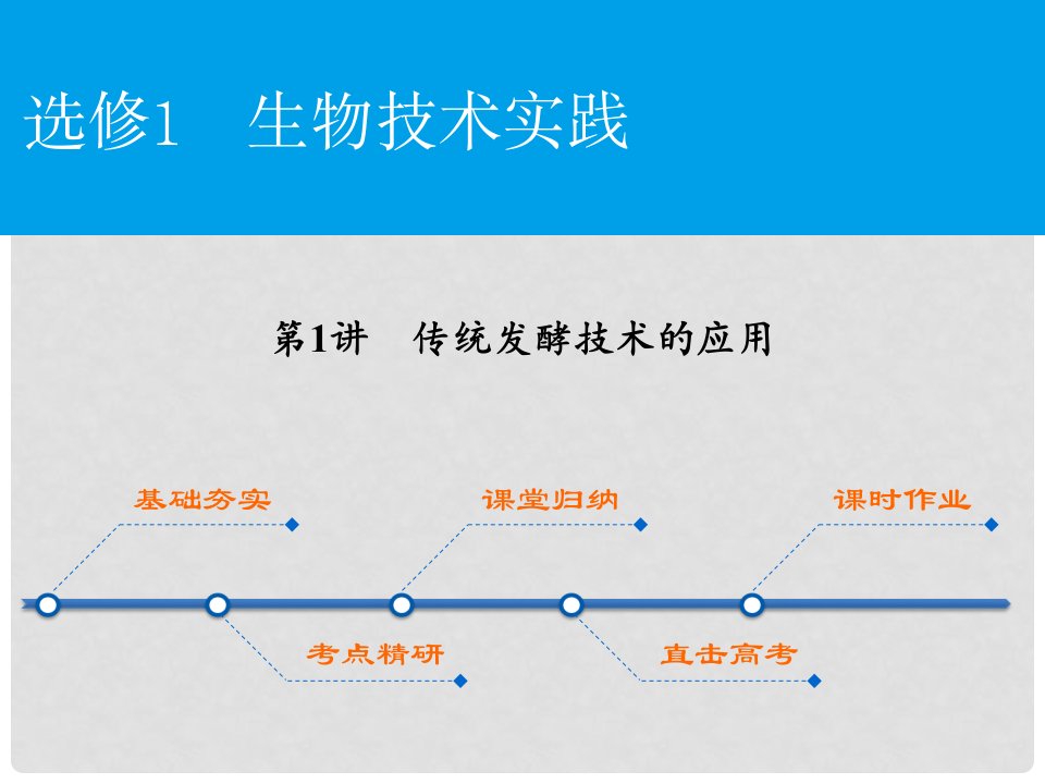 高考生物大一轮复习