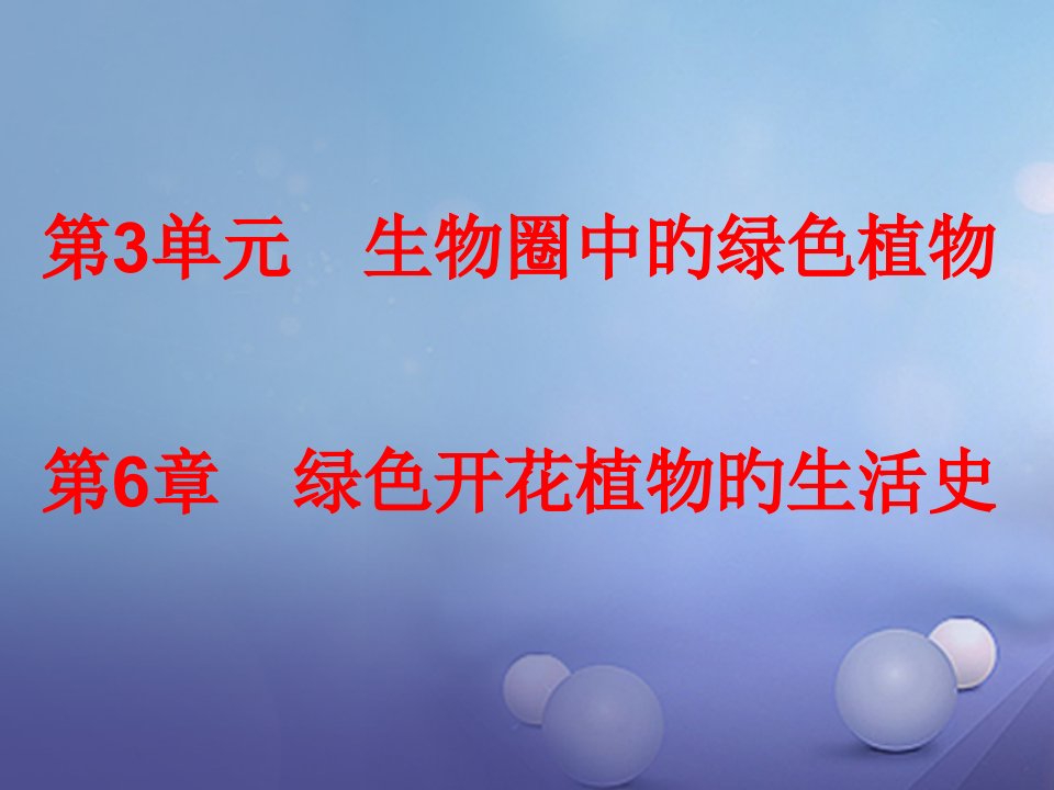 秋七年级生物上册