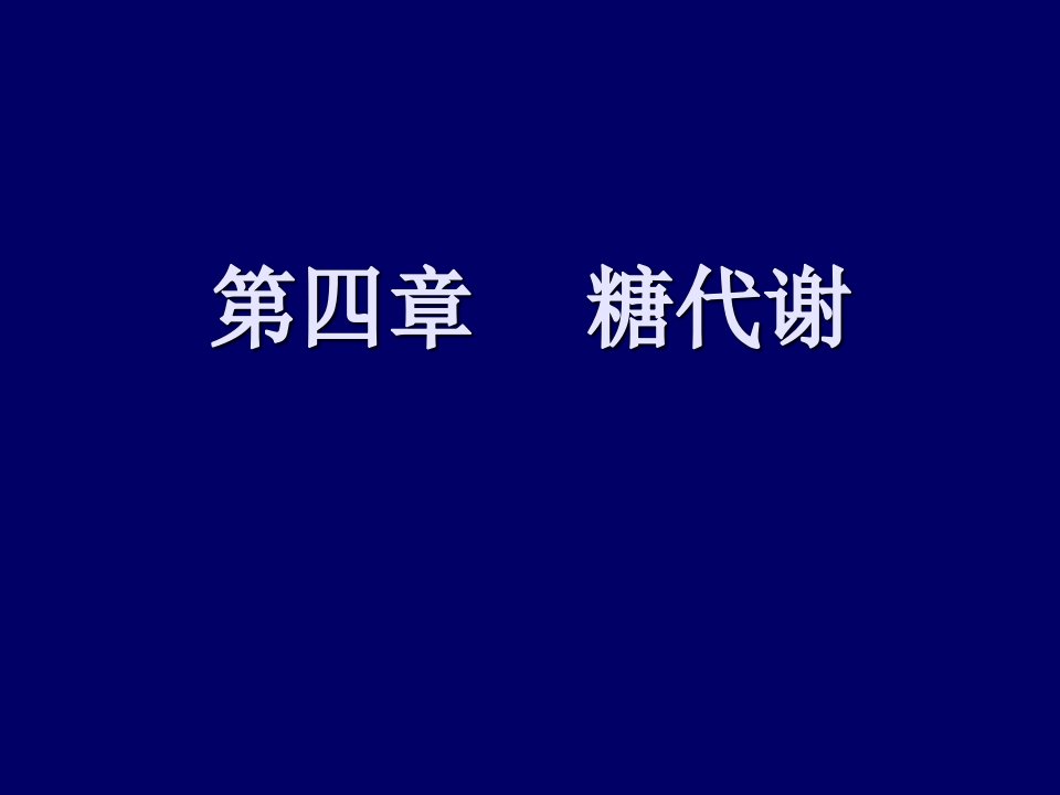 第四章糖代谢(2)