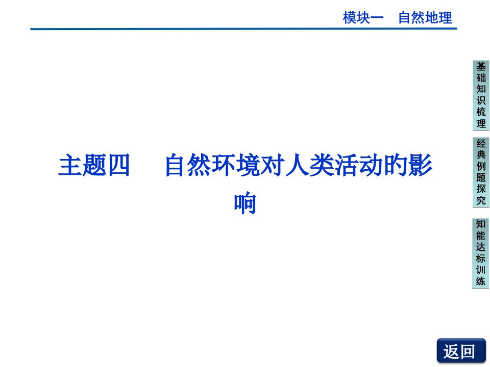 学考复习自然环境对人类活动的影响公开课获奖课件省赛课一等奖课件