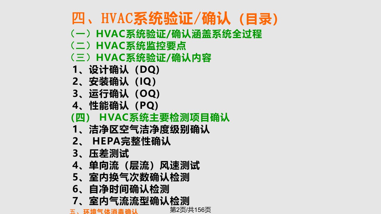 制药HVAC系统验证培训资料TC