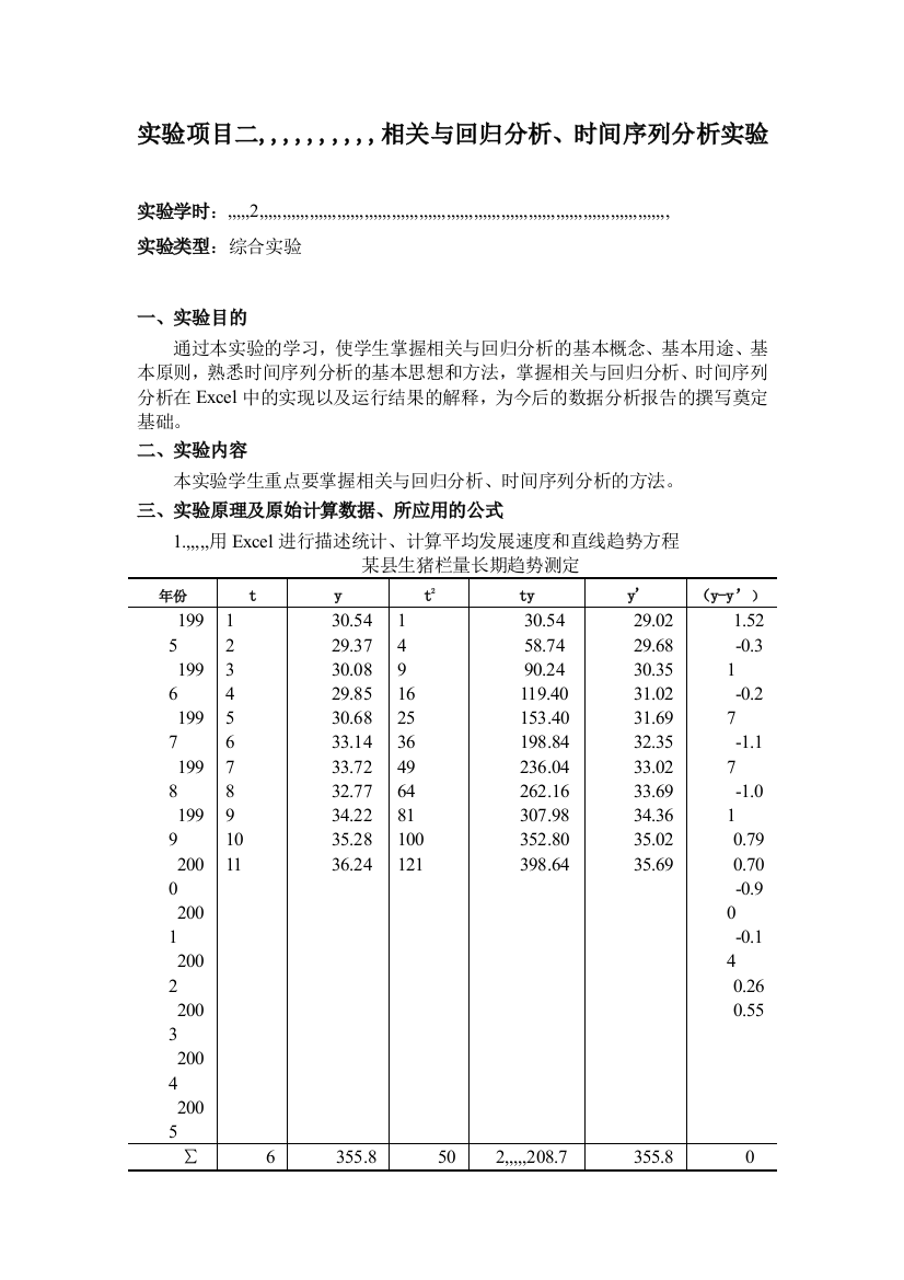 试验项目二