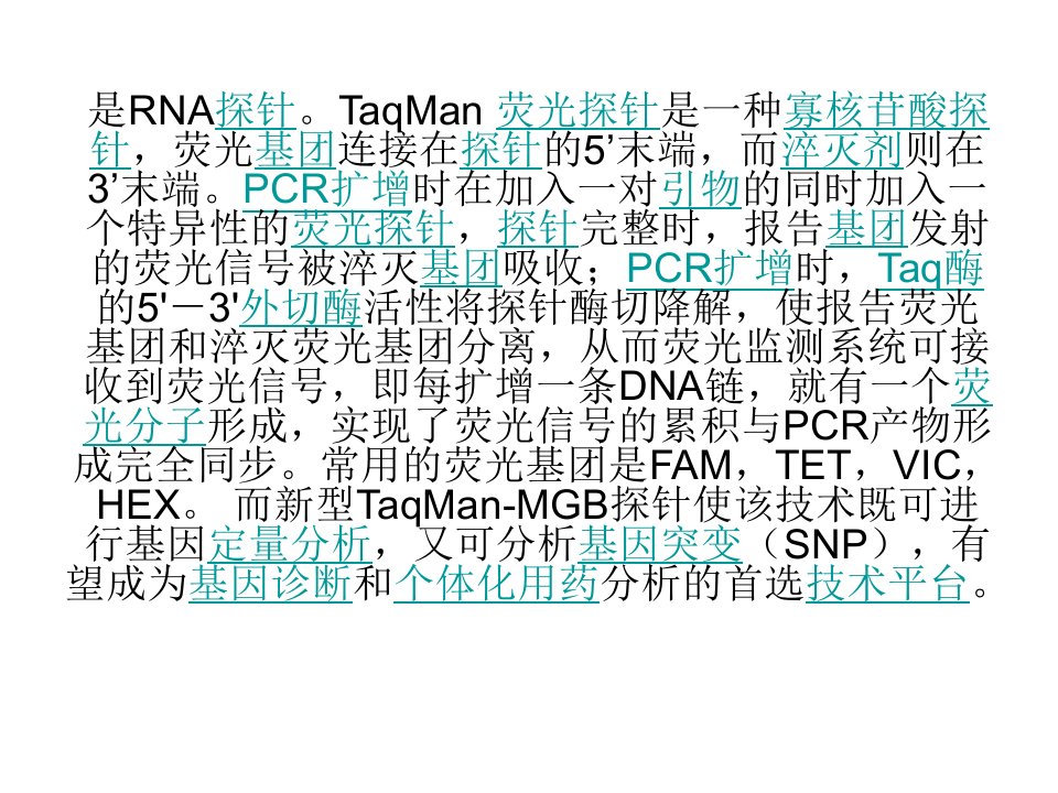 taqman探针原理