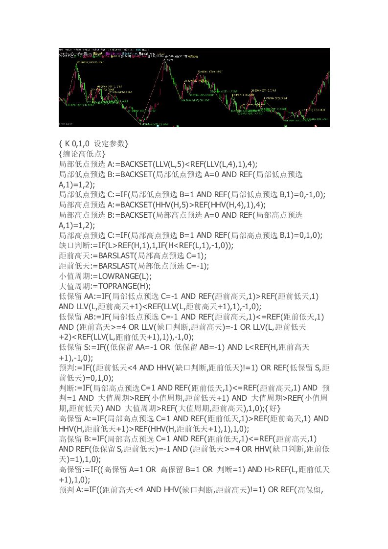 通达信指标公式源码