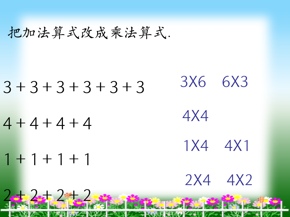 2013年新人教版小学二年级《5的乘法口诀PPT课件》