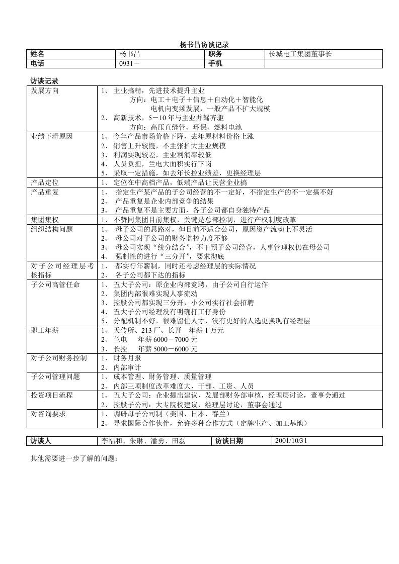 董事与股东-集团董事长杨书昌1031