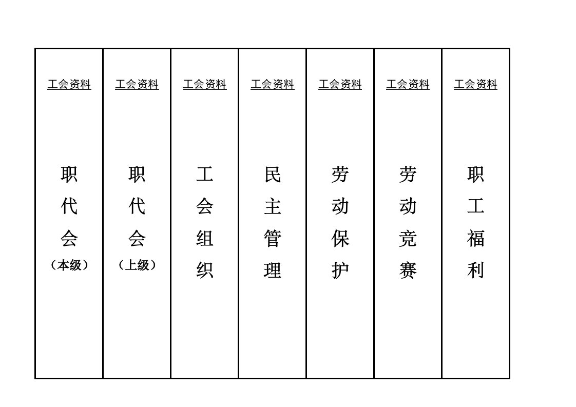 【参考】得力大档案盒正面、侧面标签模板