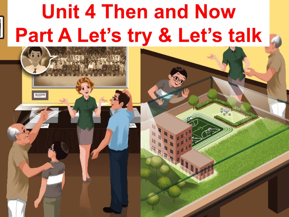 人教版六年级英语下册unit-4-then-and-now-a-let's-try-&talk课件