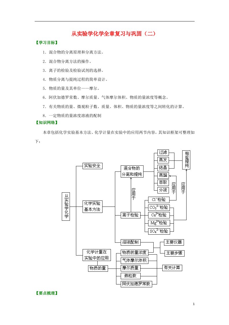 高中化学