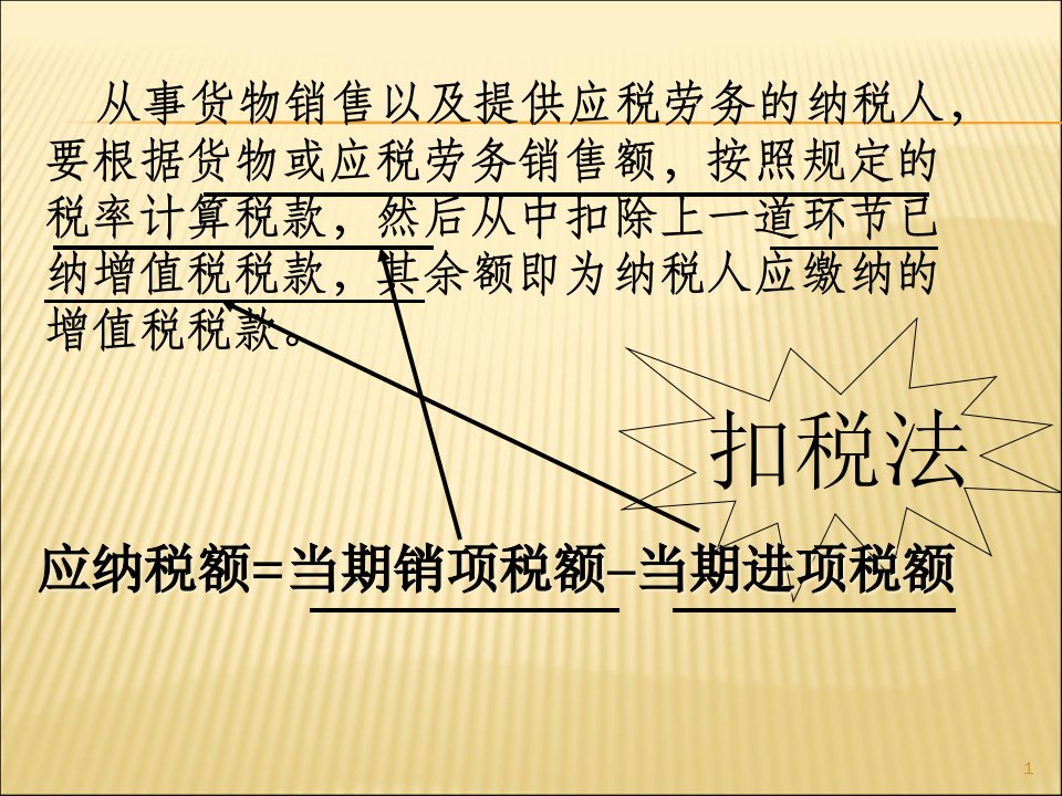 增值税的税务筹划powerpoint87页