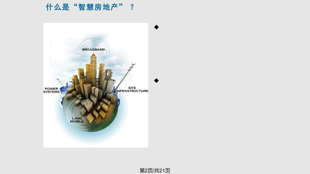 智慧城市之智慧房地产解决方案探讨