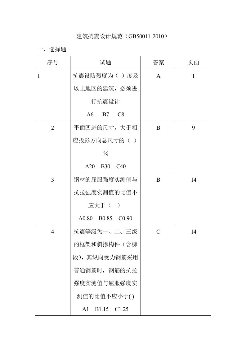 工程建筑抗震设计验收规范