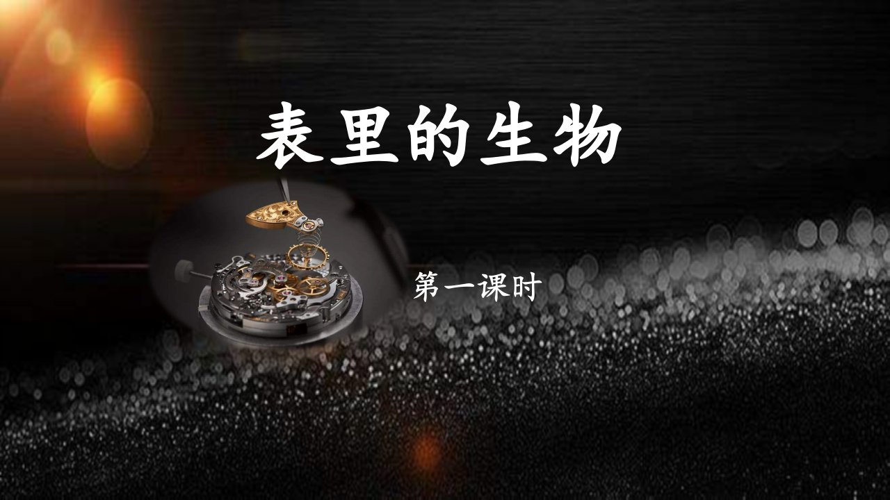 《表里的生物》名师课件（第一课时）